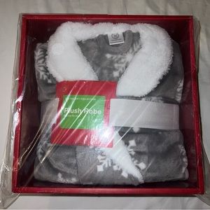 Martha Stewart Collection Plush Holiday Bath Robes, Created For Macy’s